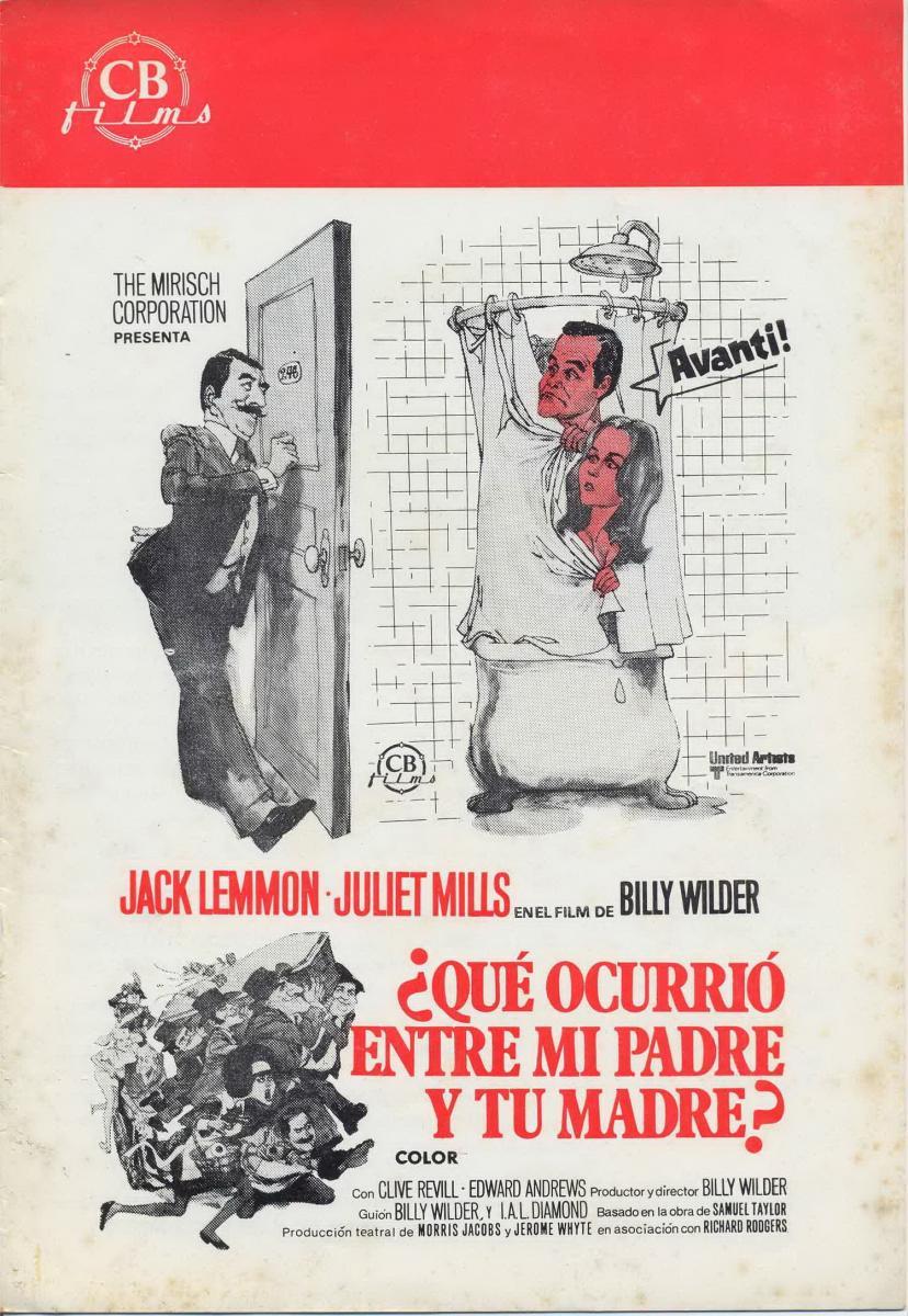 ¿Qué Ocurrió Entre mi Padre y tu Madre? (1972)